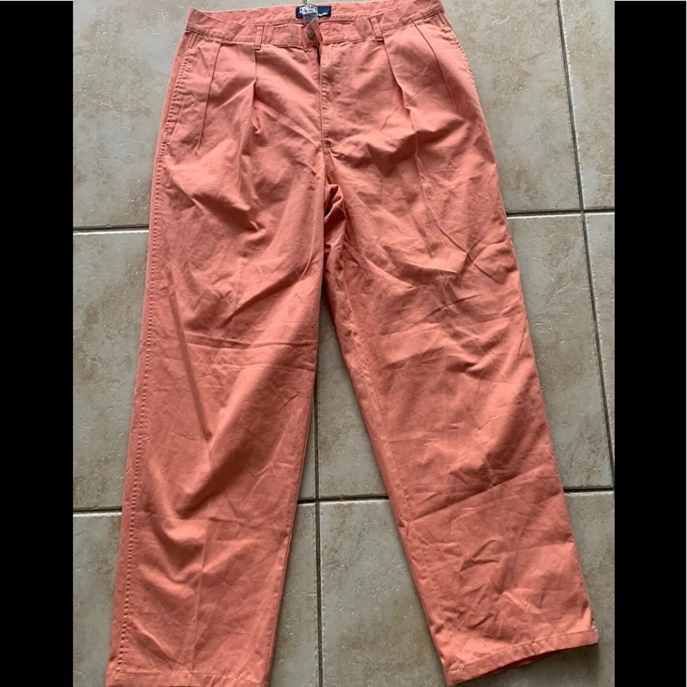 RALPH LAUREN POLO SIZE 35 x 34 Chino Khaki Pants